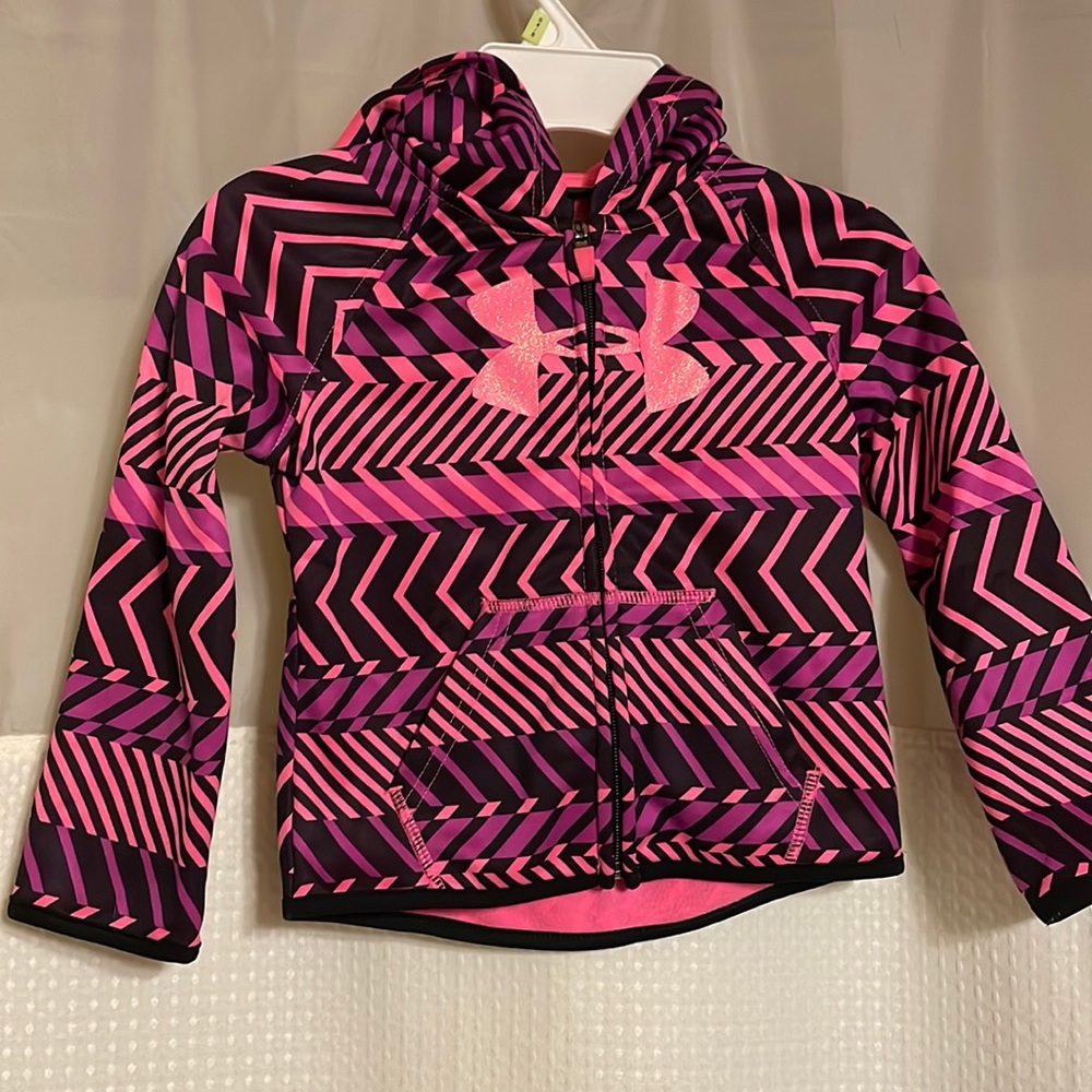Multicolored zip up jacket
